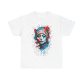 Tribal Face Portrait Tee Paint Splash Portrait T-Shirt, Graphic Art Shirt